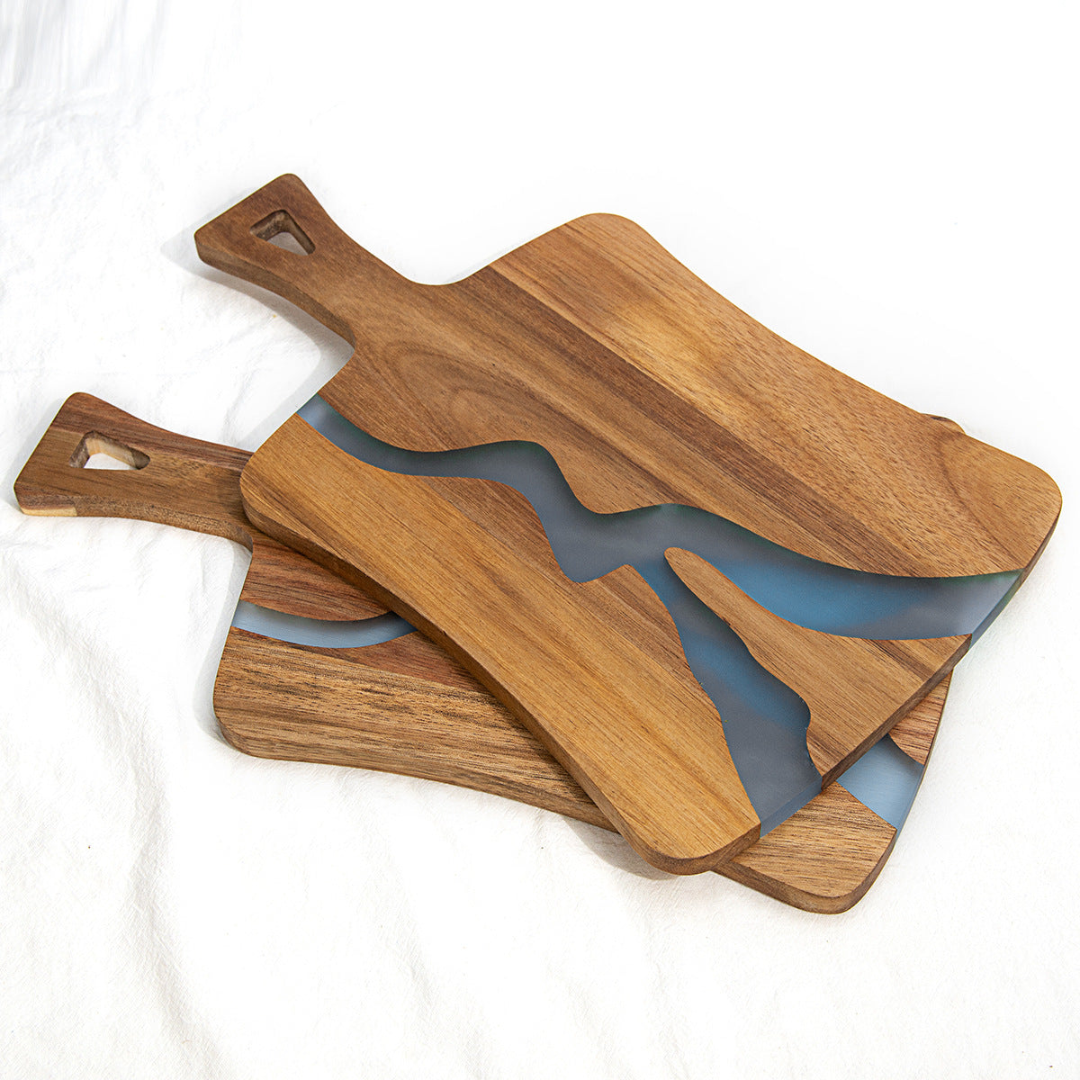 Resin River Acacia Wood Charcuterie Board