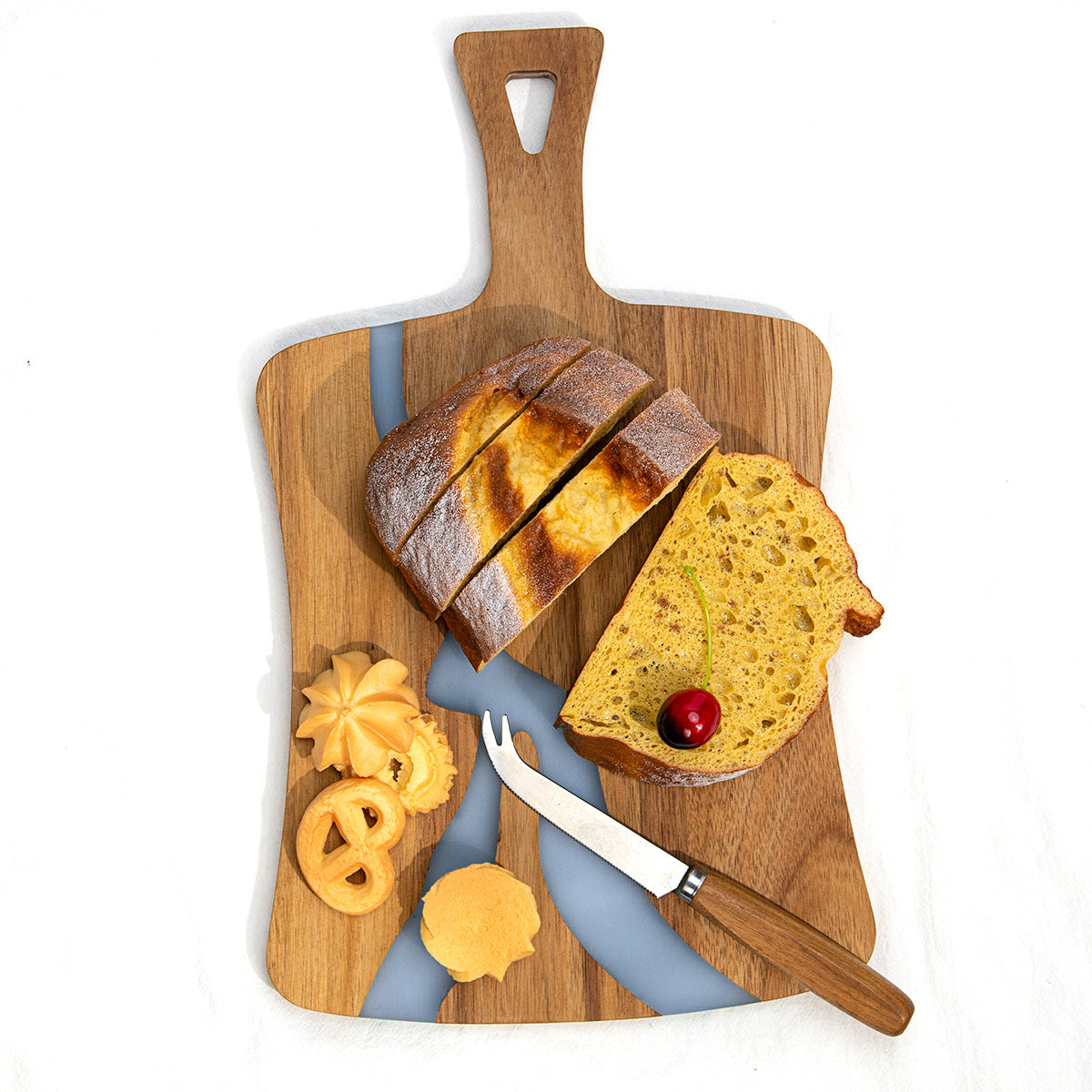Resin River Acacia Wood Charcuterie Board