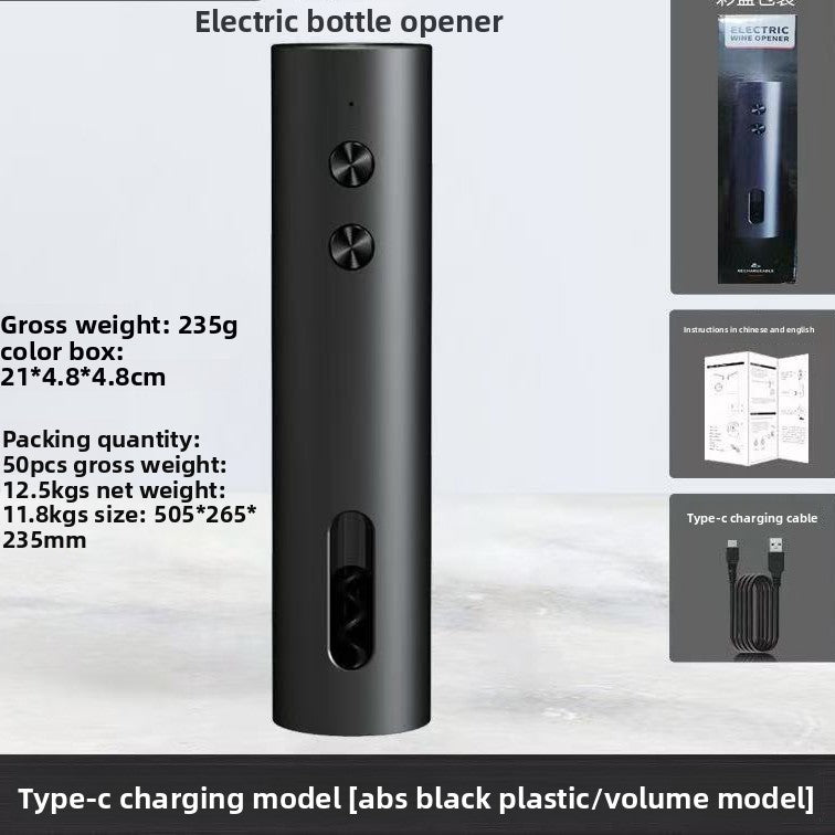 Electric wine bottle opener