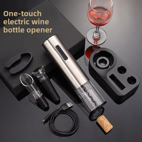Electric wine bottle opener